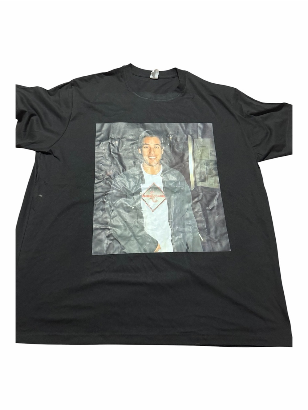 Adam Sandler Heat Transfer Image T-Shirt Size 3XL 90s Throwback Portrait Humor